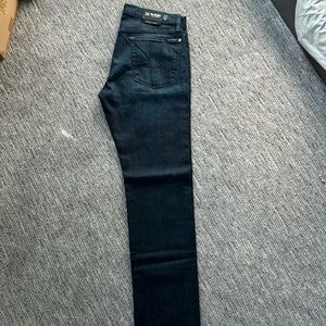 7 For All Mankind straight tapered leg jeans with Japanese fabric size 34
